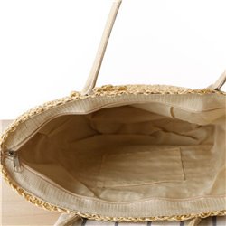 Straw Shoulder Women Tote Bag