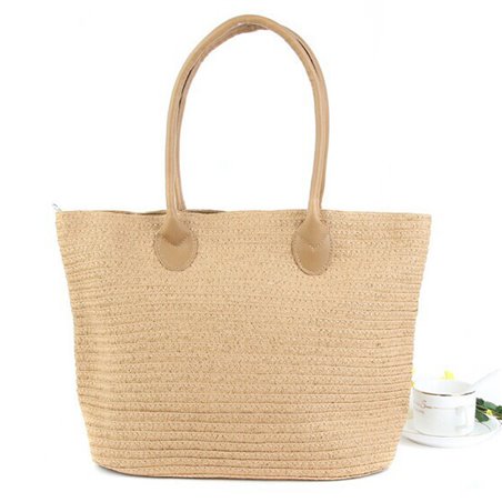 Woven One Shoulder Casual Beach Bags