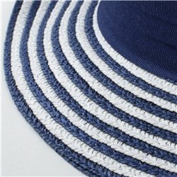 Striped Women Straw Hat