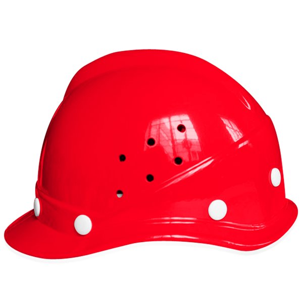 V-Shaped Fiberglass Alarm Helmet