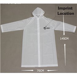 Portable Translucent Raincoat 