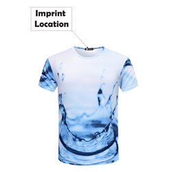O Neck Design 3D Printing T Shirts