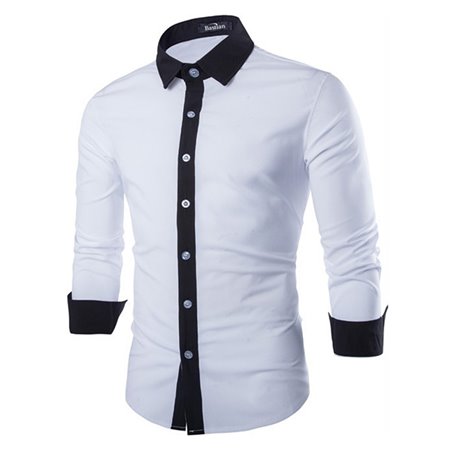Concise Fashion Mens Long Sleeve Shirt