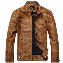 Motorcycle Leather Mens Jacket