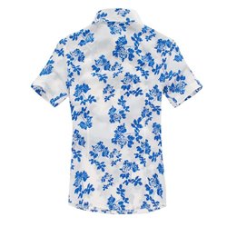 Mens Floral Print Short Sleeve Shirts
