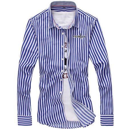 Striped Fashion Mens Dress Shirts