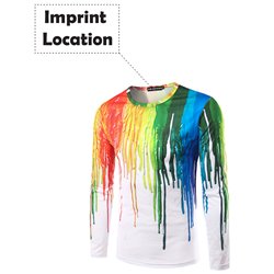 Long Sleeve 3D Casual Ink Shirt