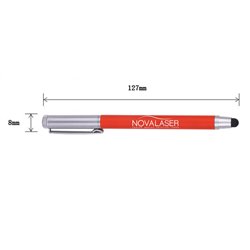 Promotional  metallic touch top pointed ball pen