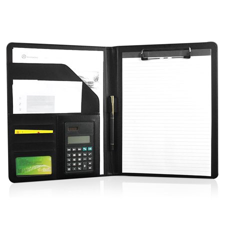 A4 Executive Leather Folder With Calculator
