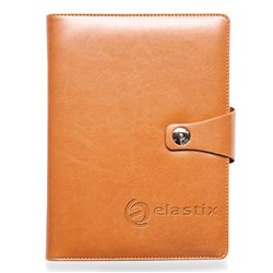 Leather Cover Jotter With 80 Sheet Paper