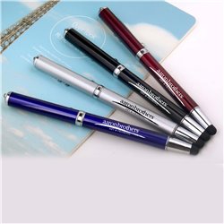 Eco-Friendly 4 in 1 Laser-stylus led light pen
