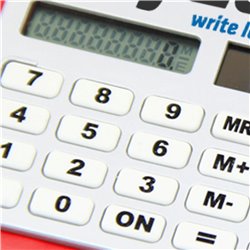 Solar Calculator with Card Holder