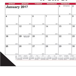 Desk Pad 12-Sheet Calendar