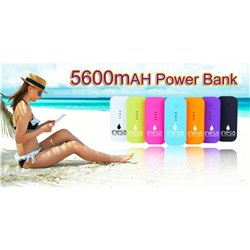 High Quality Plastic 5600mAh Power Bank