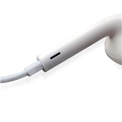 Stereo Earbud With Mic Volume Control