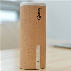 Portable Wooden Round Bluetooth 3.0 Speaker