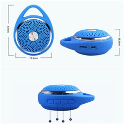 Outdoor  Round Hanging Wireless Bluetooth Mic  Speaker 