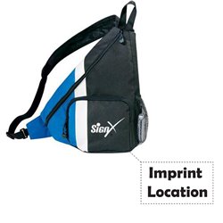 Side Dip Sling Backpack With Cross Strap