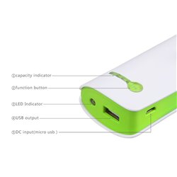 Portable Dual USB Output Power Bank For SmartPhone
