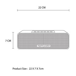 Rectangle Mini Wireless Bluetooth 4.0 Speaker
